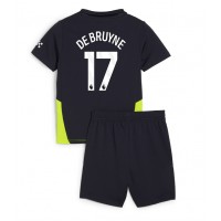 Dres Manchester City Kevin De Bruyne #17 Preč pre deti 2024-25 Krátky Rukáv (+ trenírky)